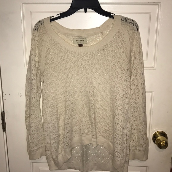 Sonoma Sweaters - Light Cream Sweater